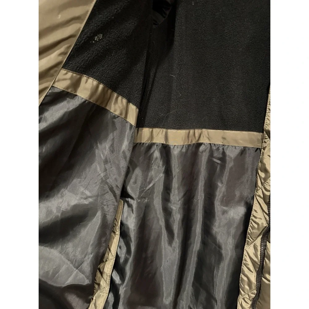 MADDEN GIRL Women's Olive GREEN Puffer‎ Jacket Size Large Long Cozy City - Picture 5 of 9